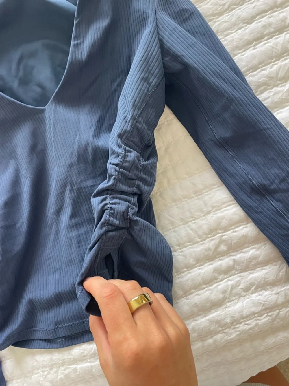 Lululemon All it Takes Ribbed Nulu Long Sleeve - Picture 4 of 5